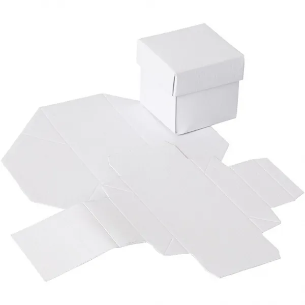 Hovedbilde Gaveeske m/lokk Hvit 10pk
