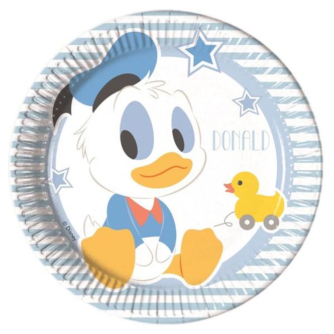 Hovedbilde Mikke Mus/Donald Duck Infant Papptallerken 8-pk