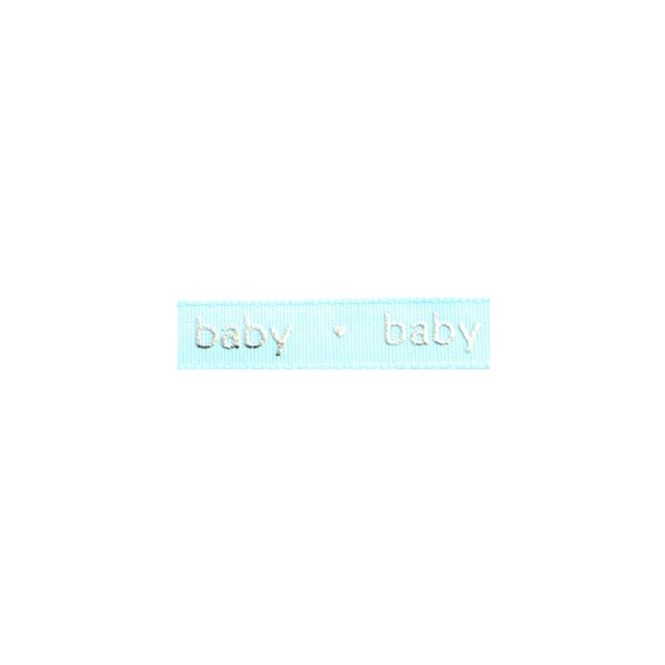 Hovedbilde Bånd m/baby lyseblått 20m