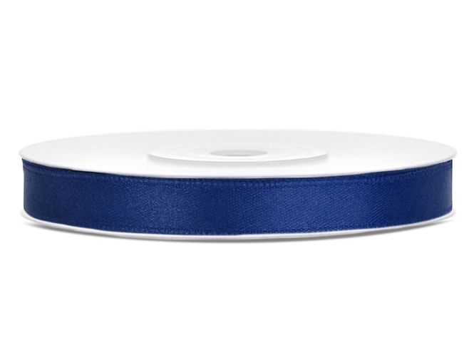Hovedbilde Satengbånd Marineblå 0,6cm 25m