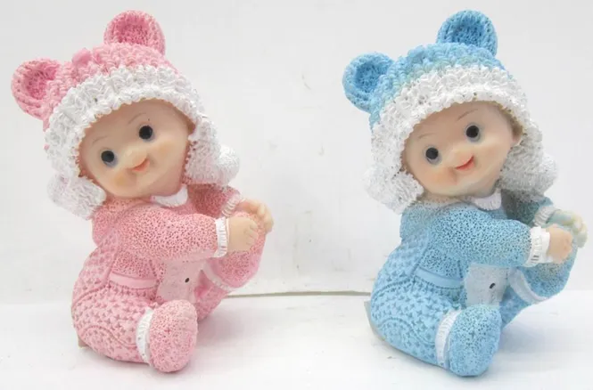 Hovedbilde Babyfigur Sittende 7,8cm