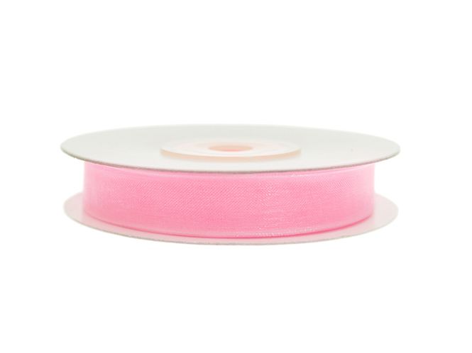 Hovedbilde Organsabånd Lys Rosa 06cm x  25m