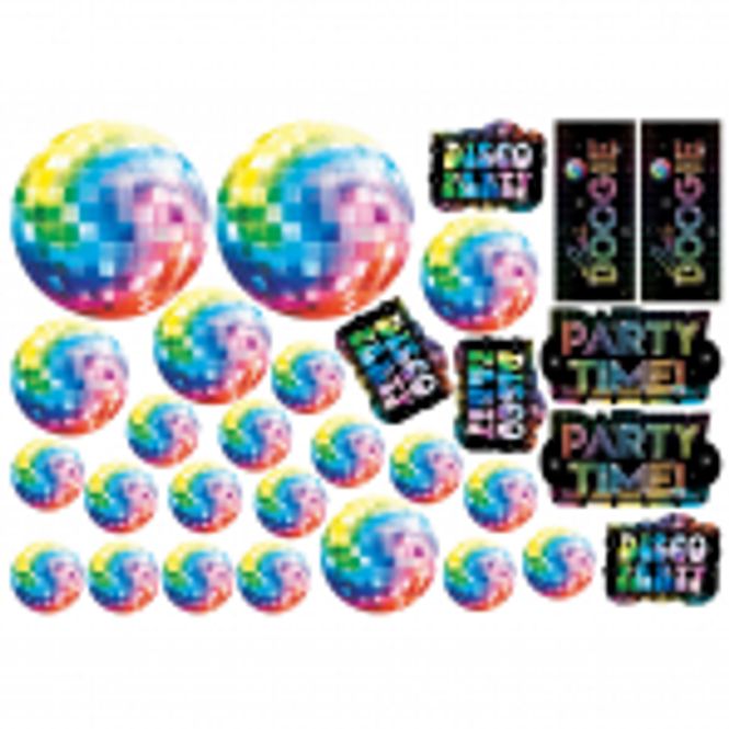 Hovedbilde Cut-Outs Disco Party 30 deler
