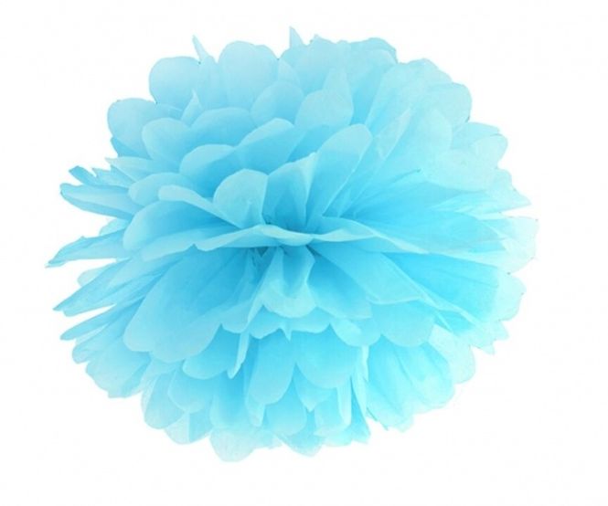 Hovedbilde Pom Poms Lys Turkis