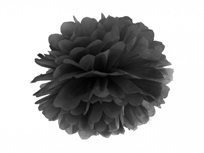 Hovedbilde Pom Poms Sort 25cm