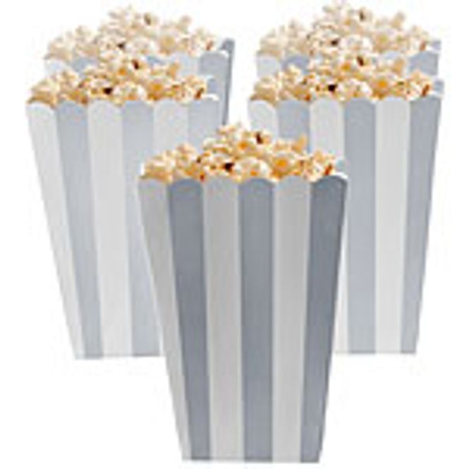 Hovedbilde Popcornbeger Sølv 5-pk
