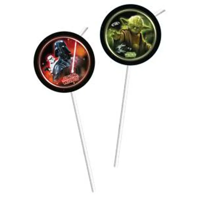 Hovedbilde Star Wars Sugerør 6pk