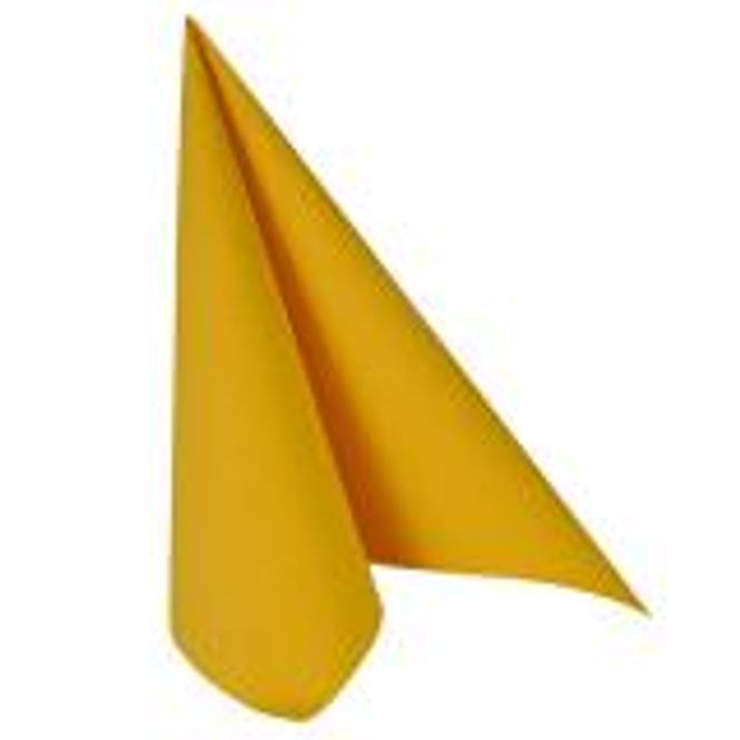 Hovedbilde Servietter Royal Textile Middag Safran 50-pk