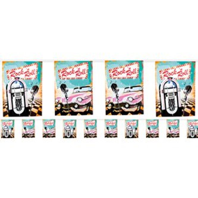 Hovedbilde Girlander 50s Rock`n Roll 6 meter