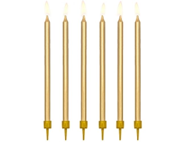 Hovedbilde Kakelys Gull 12,5cm  12-pk