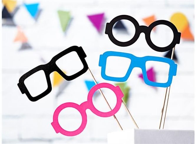 Hovedbilde Photo Booth Props Briller