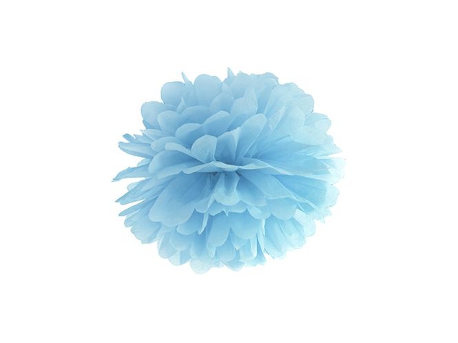 Hovedbilde Pom Poms Lyseblå 25cm