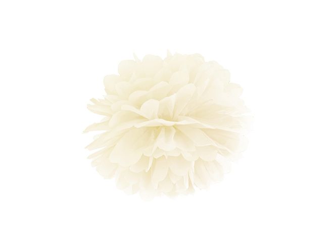Hovedbilde Pom Poms Kremhvit 25cm