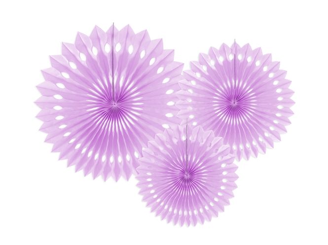 Hovedbilde Hengende Vifter Lavendel 3-pk