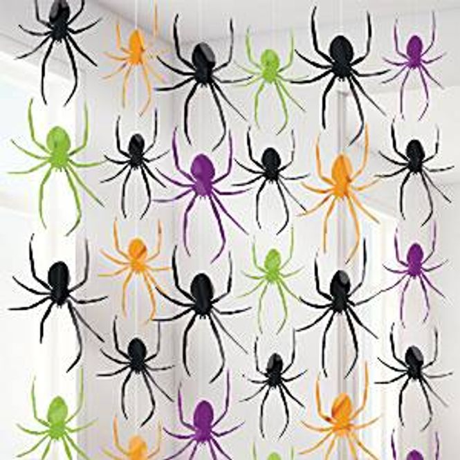 Hovedbilde Edderkopp String Halloween 6-pk
