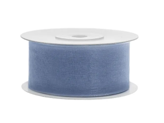 Hovedbilde Bånd Organsa Bondeblå 38mm  x 25m