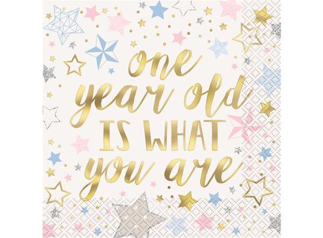 Hovedbilde Twinkle Little Star One Year Old  - servietter