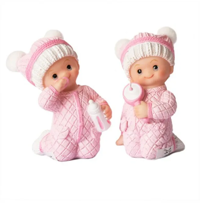Hovedbilde Babyfigur rosa 8cm