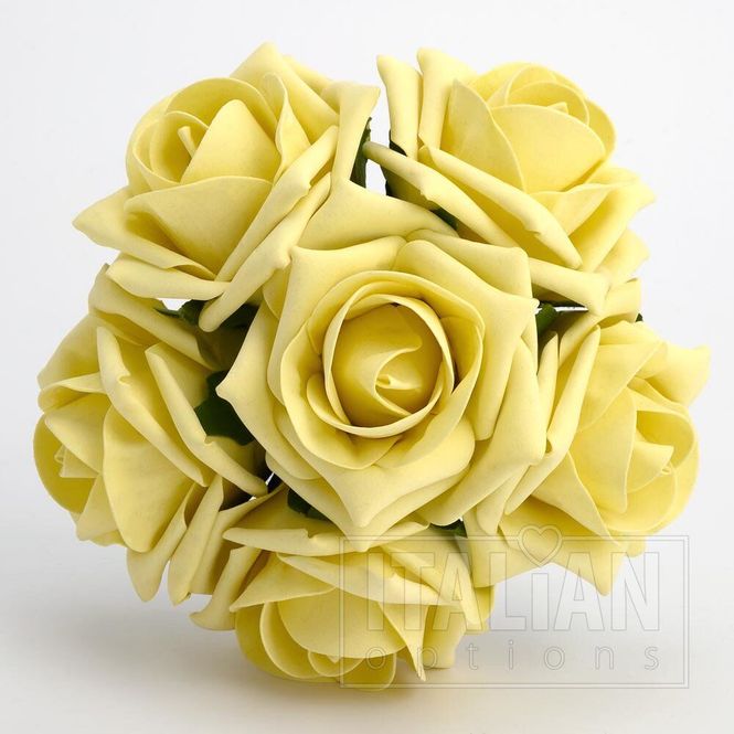 Hovedbilde Roser Lemon Foam 5cm 6-bunt