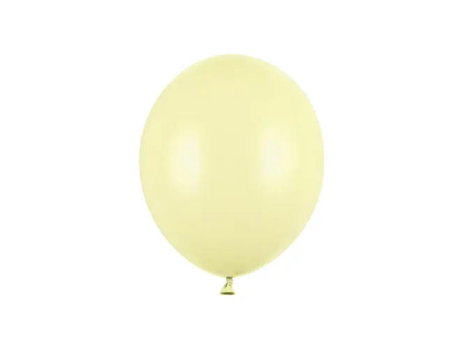 Hovedbilde Ballonger E pastell lys gul 10-pk 23cm