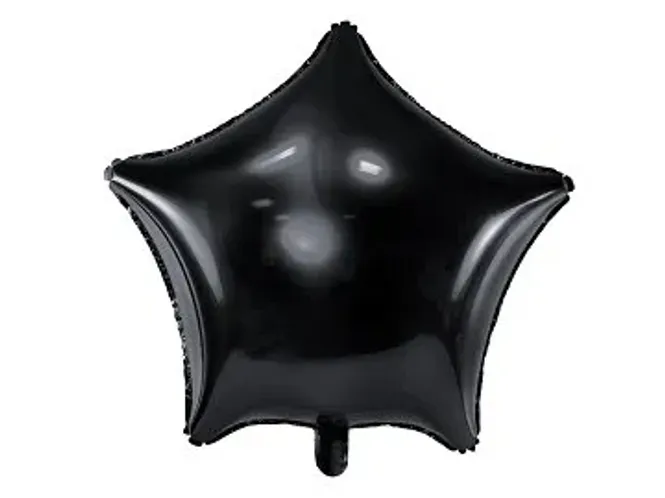 Hovedbilde Folieballong stjerne sort 48cm