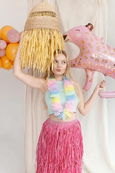 Hovedbilde Hawai blomsterkrans pasel