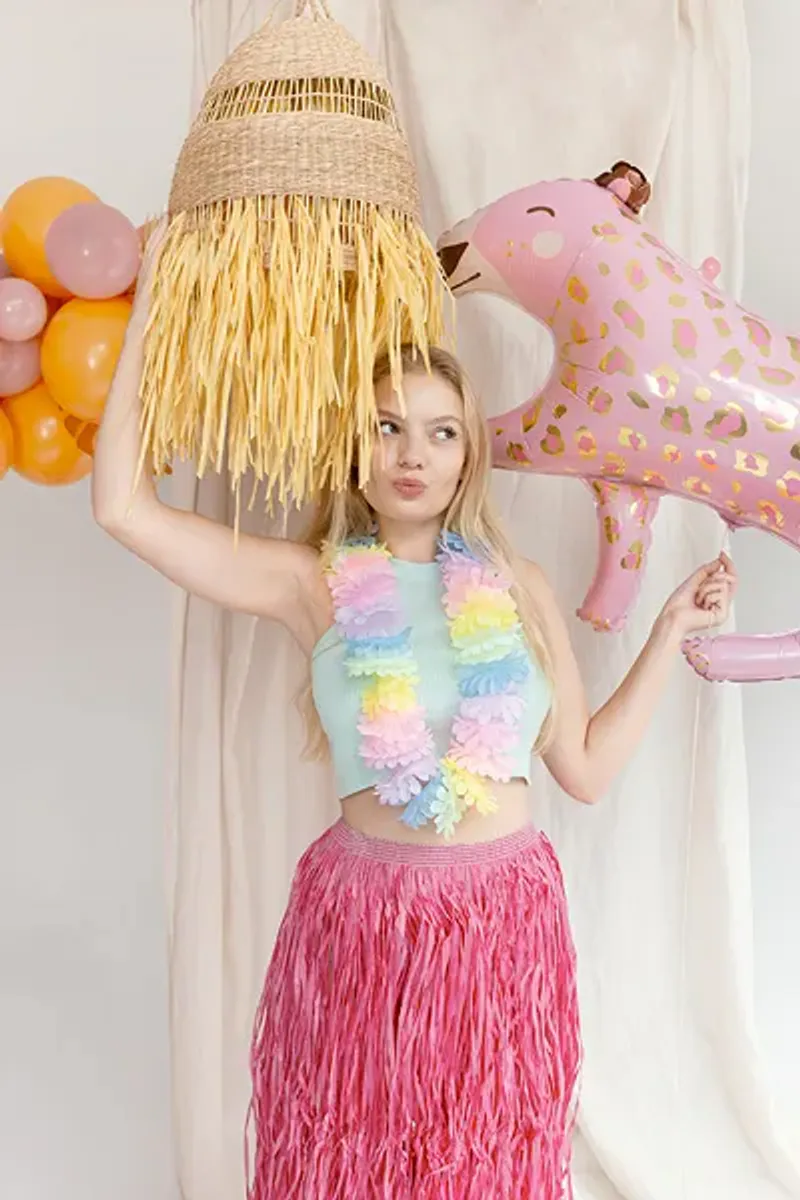 Hawai blomsterkrans pasel