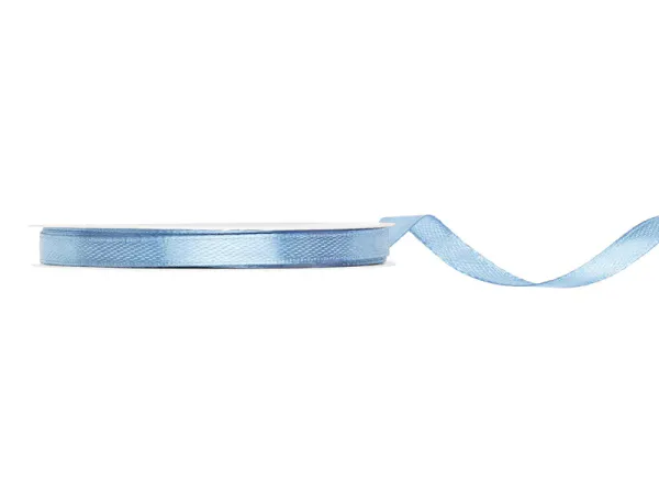 Hovedbilde Satengbånd misty blue 0,6cm 25m