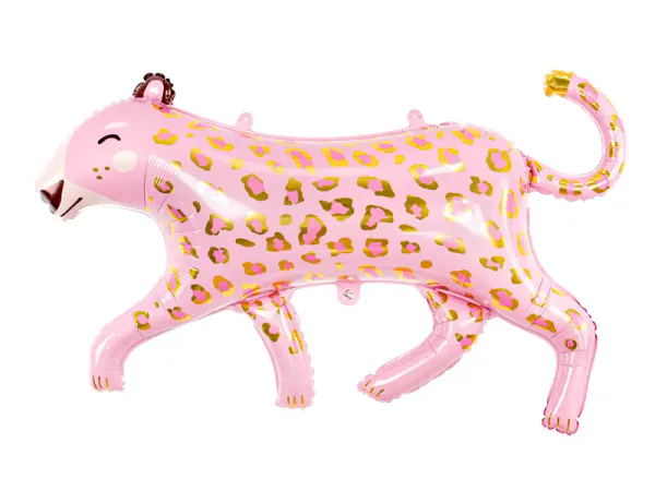 Hovedbilde Folieballong Leopard 114x80cm rosa
