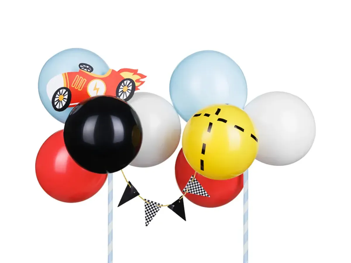 Ballonger kaketopp biler