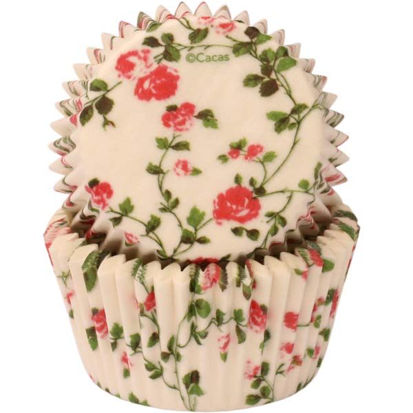 Hovedbilde Muffinsform med blomster 50pk