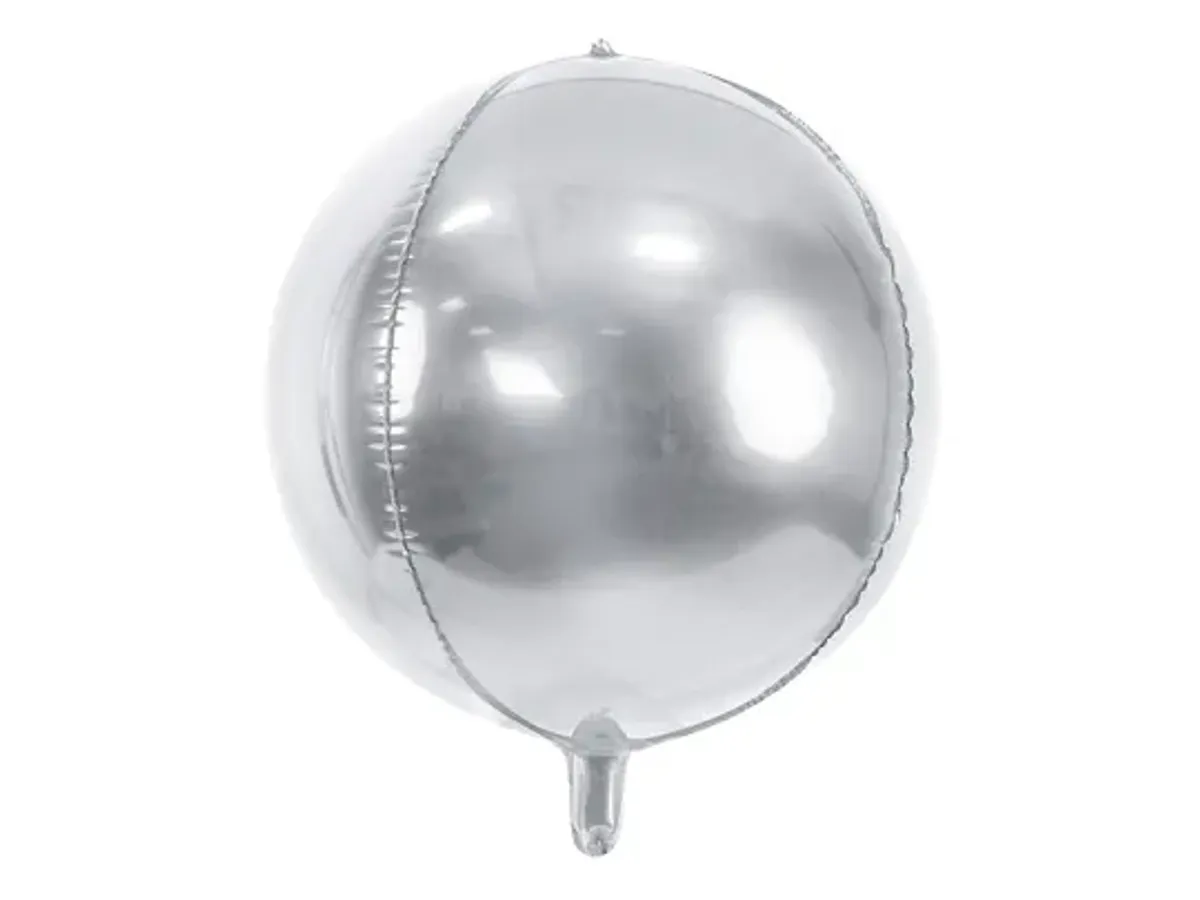 Folieballong Ball sølv 40cm