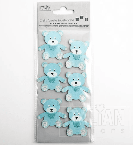 Hovedbilde Baby boyl sticker 6pk blå