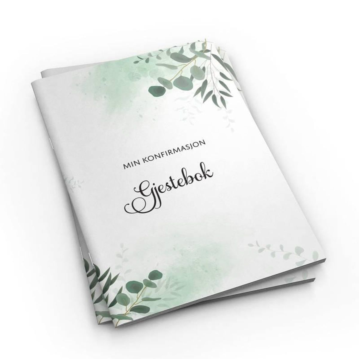 Gjestebok - Min konfirmasjon eukalyptus